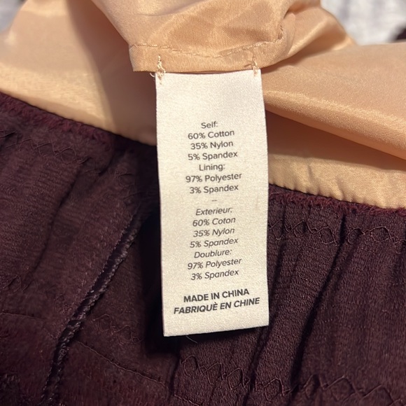 Cinq a Sept Naya Off-The-Shoulder Bell-Sleeve Mini Dress Vino Cocktail NWT - Picture 4 of 4